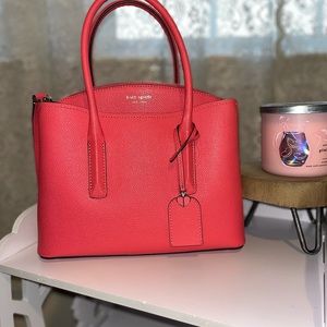Kate Spade Margaux Medium Satchel Lychee PXRUA 161